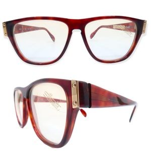 Vintage 1980’s Unisex Silhouette Sunglasses, Tortoiseshell Frame, Mod 1194, NOS